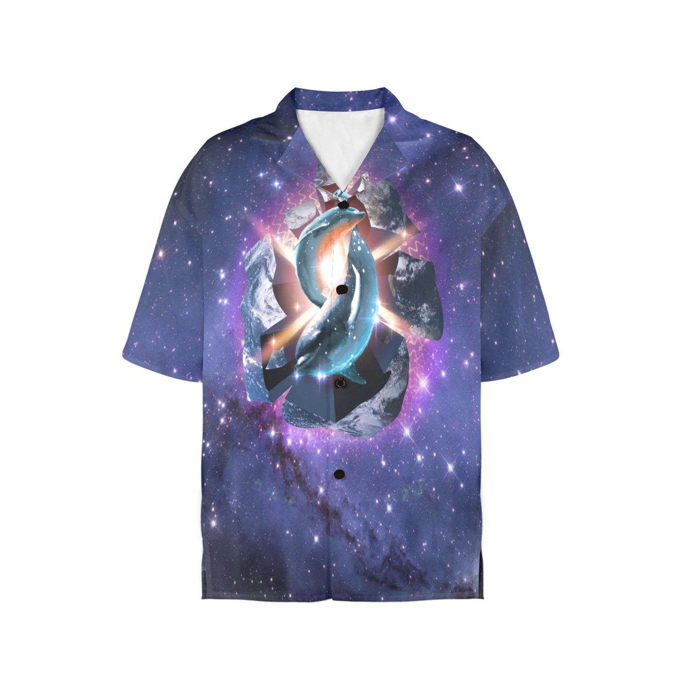 Yin Yang Dolphin Women's Hawaiian Shirt