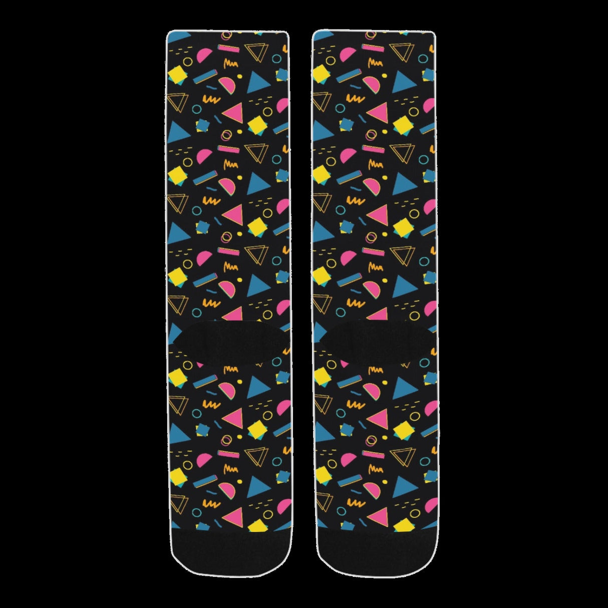 Neon Arcade Carpet Socks - Gamer Gift Crew Socks
