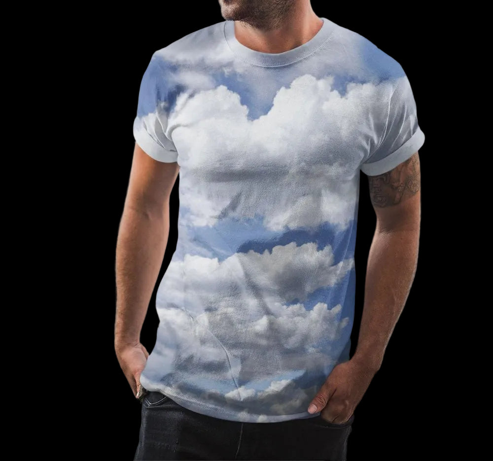 Clouds Graphic T-Shirt - Dreamy Sky Tee