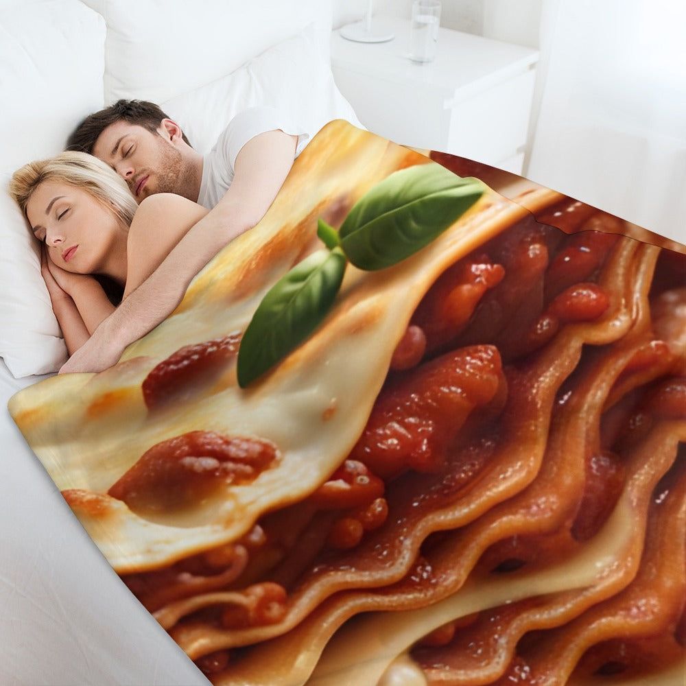 Lasagna Throw Blanket