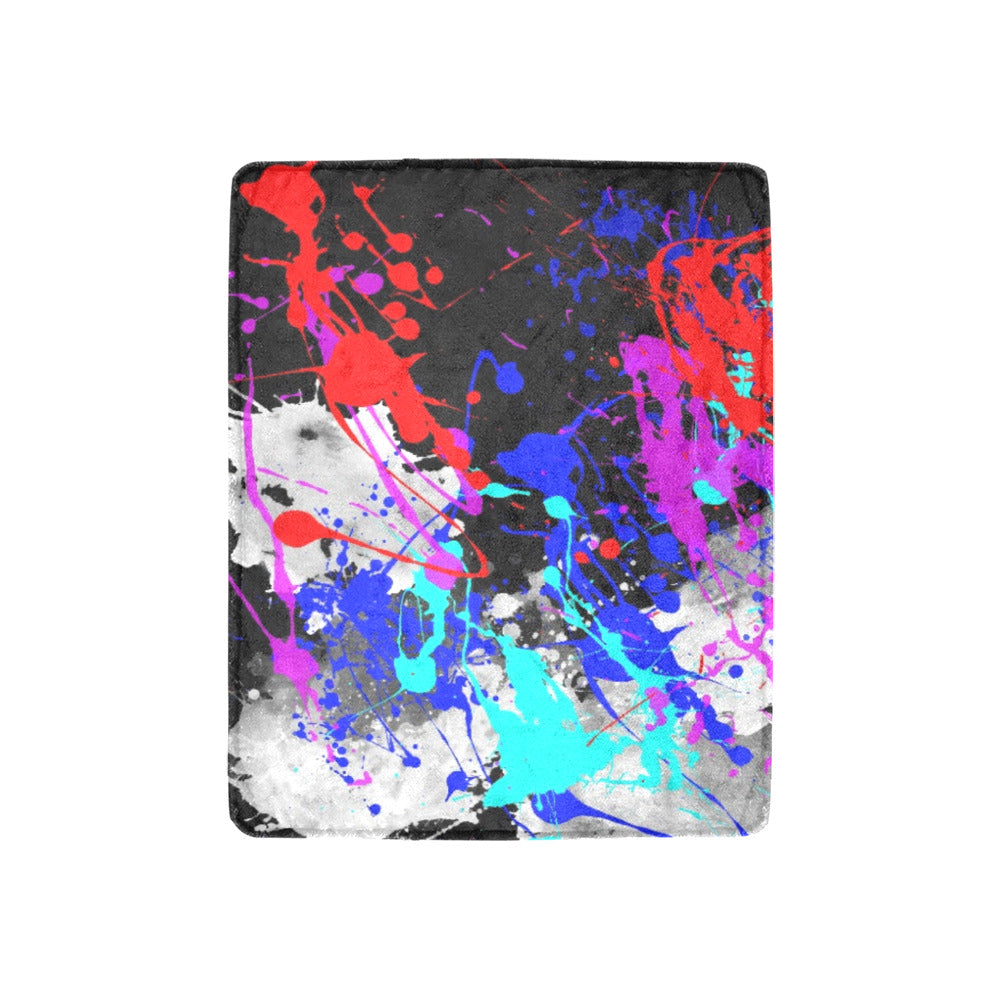 Paint Splatter Throw Blanket