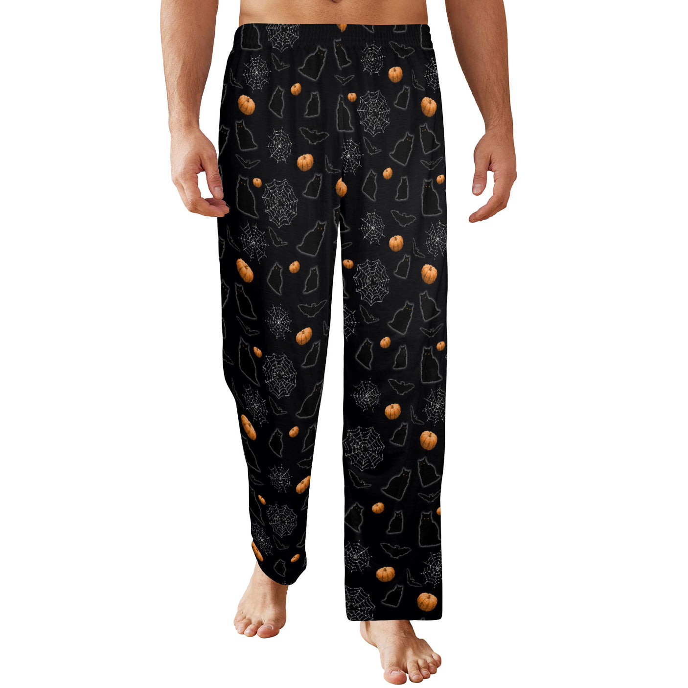 Black Cat Spider Halloween Pajamas