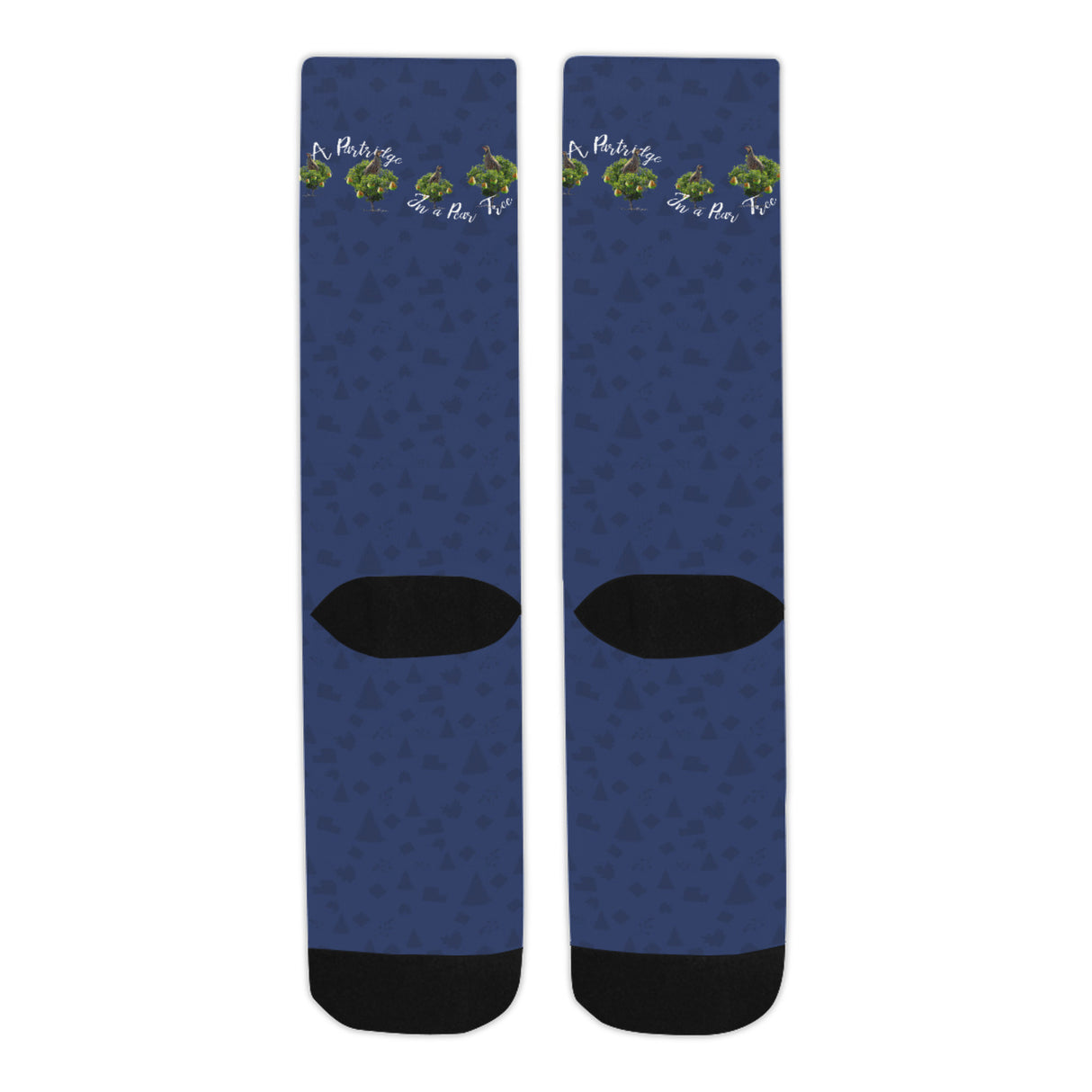 Partridge Pear Tree Christmas Socks