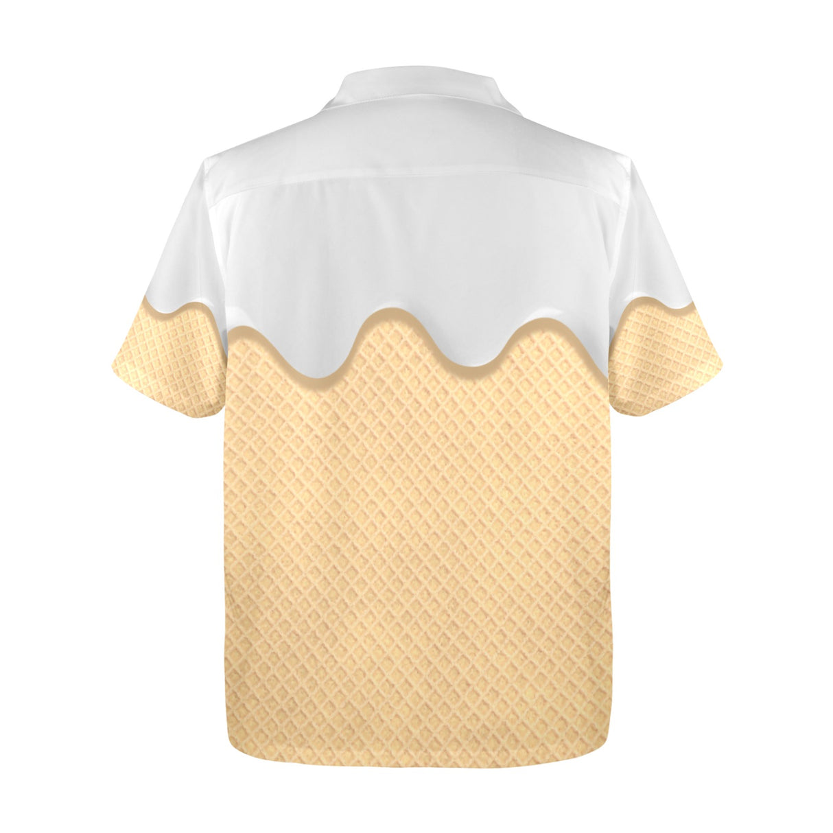 Ice Cream Hawaiian Shirt - Funny Summer Food Button-Up