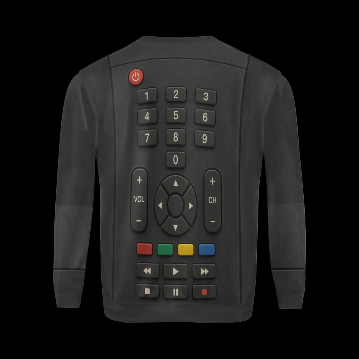 Retro TV Remote Costume Sweater