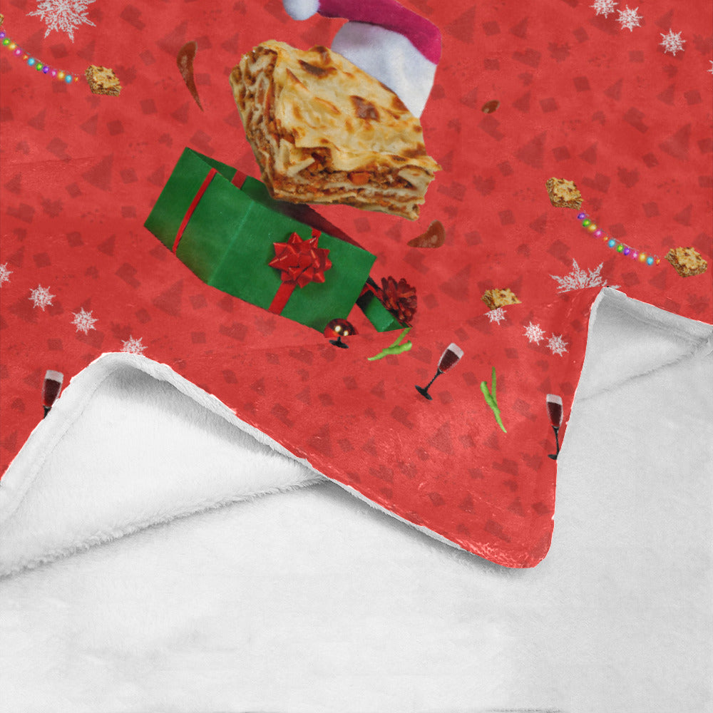 Christmas Lasagna Throw Blanket