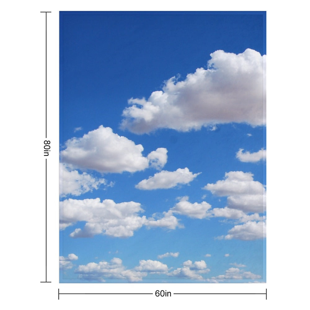 Clouds Throw Blanket
