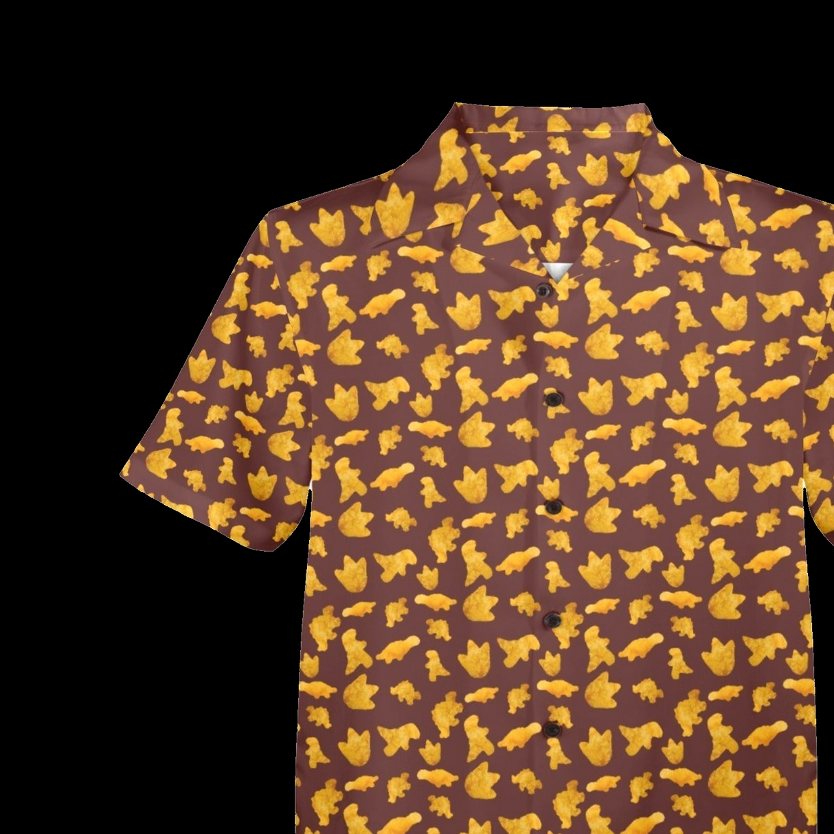 Dinosaur Chicken Nuggets Hawaiian Shirt additional product view