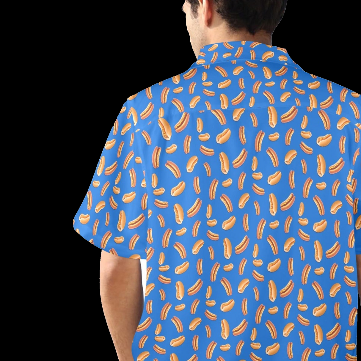 Hot Dog Hawaiian Shirt - BBQ Food Button-Up