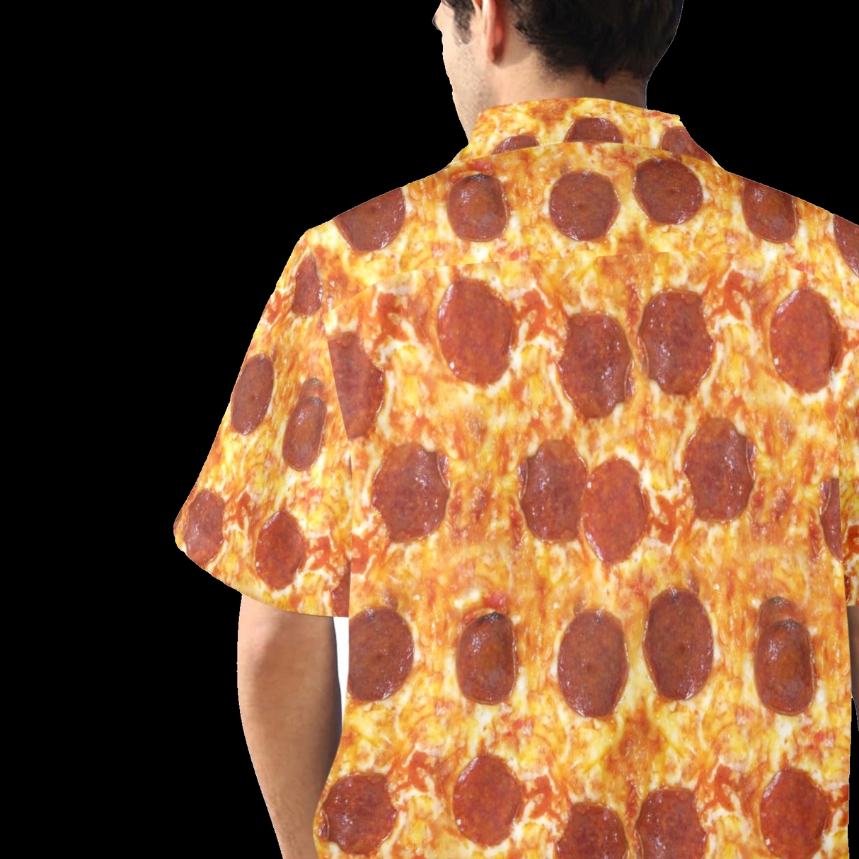 Pizza Hawaiian Shirt - Funny Food Button-Up