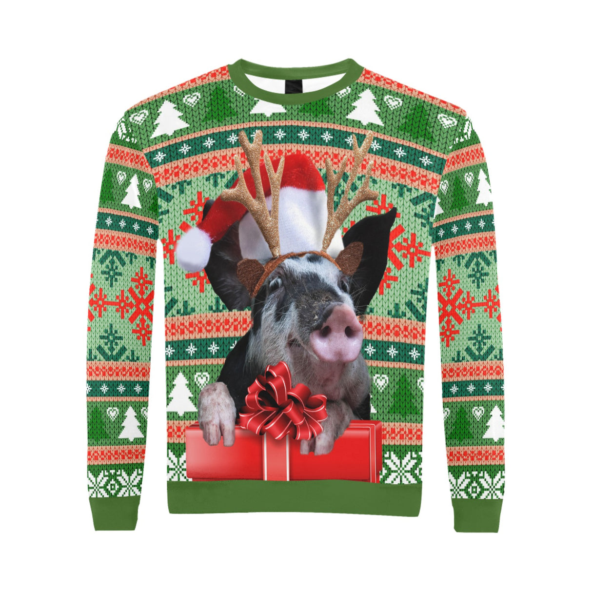 Pull de Noël laid cochon