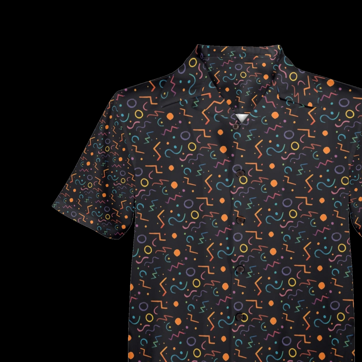 Arcade Carpet Hawaiian Shirt - Retro 80s Gamer Button-Up