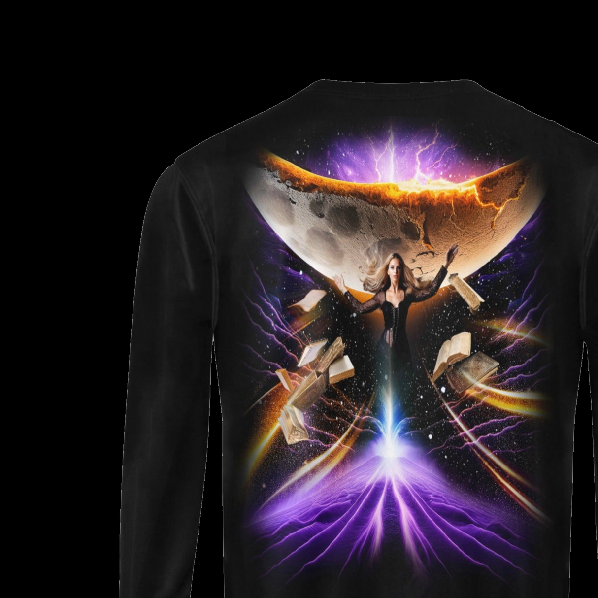 Witch Sorceress and Cresent Moon Sweater