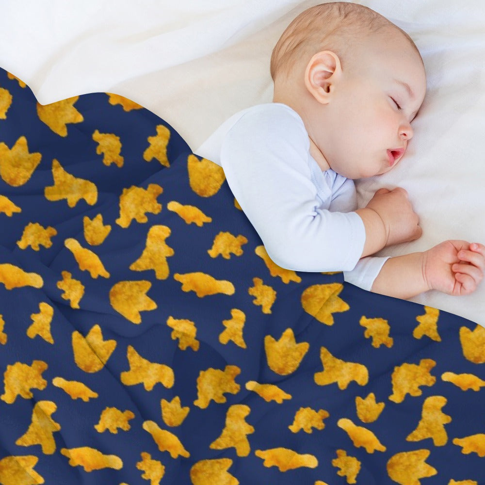 Dino Nuggets Throw Blanket
