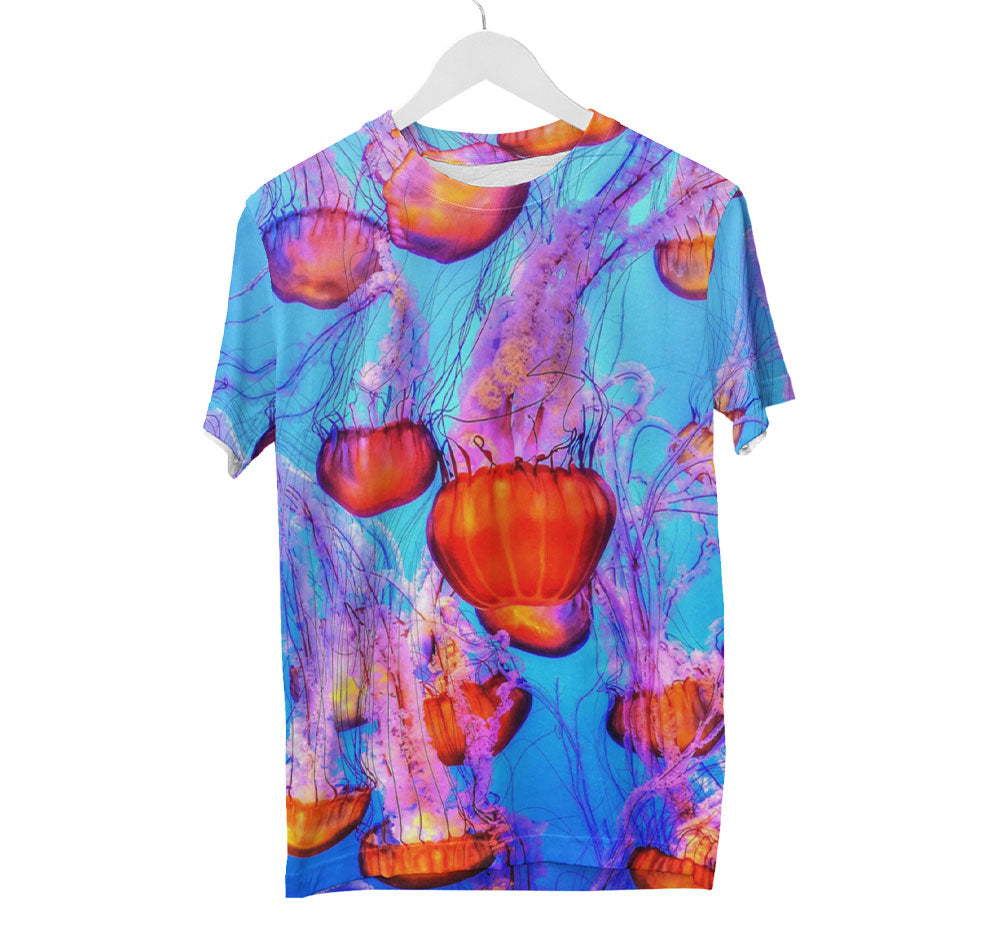 Chemise méduse océanique | T-shirts AOP 3D