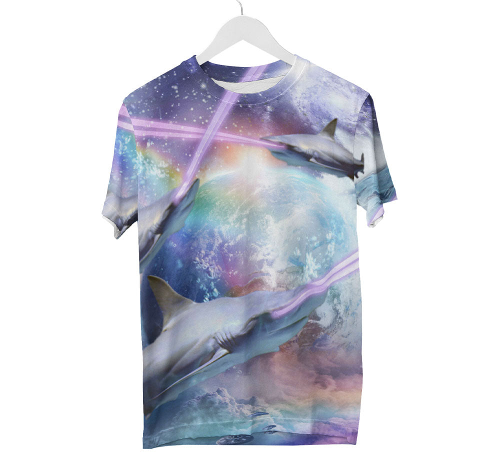 Laser Shark T-Shirt product mockup
