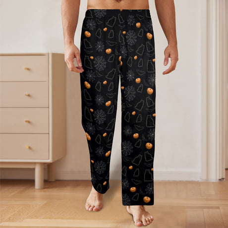 Black Cat Spider Halloween Pajamas