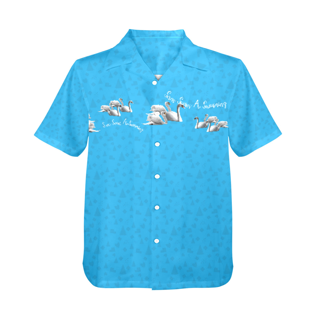 Swans Swimming 12 Days of Christmas Hawaiian Shirt | Button Up Down Shirt