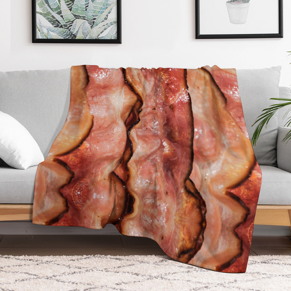 Bacon Throw Blanket