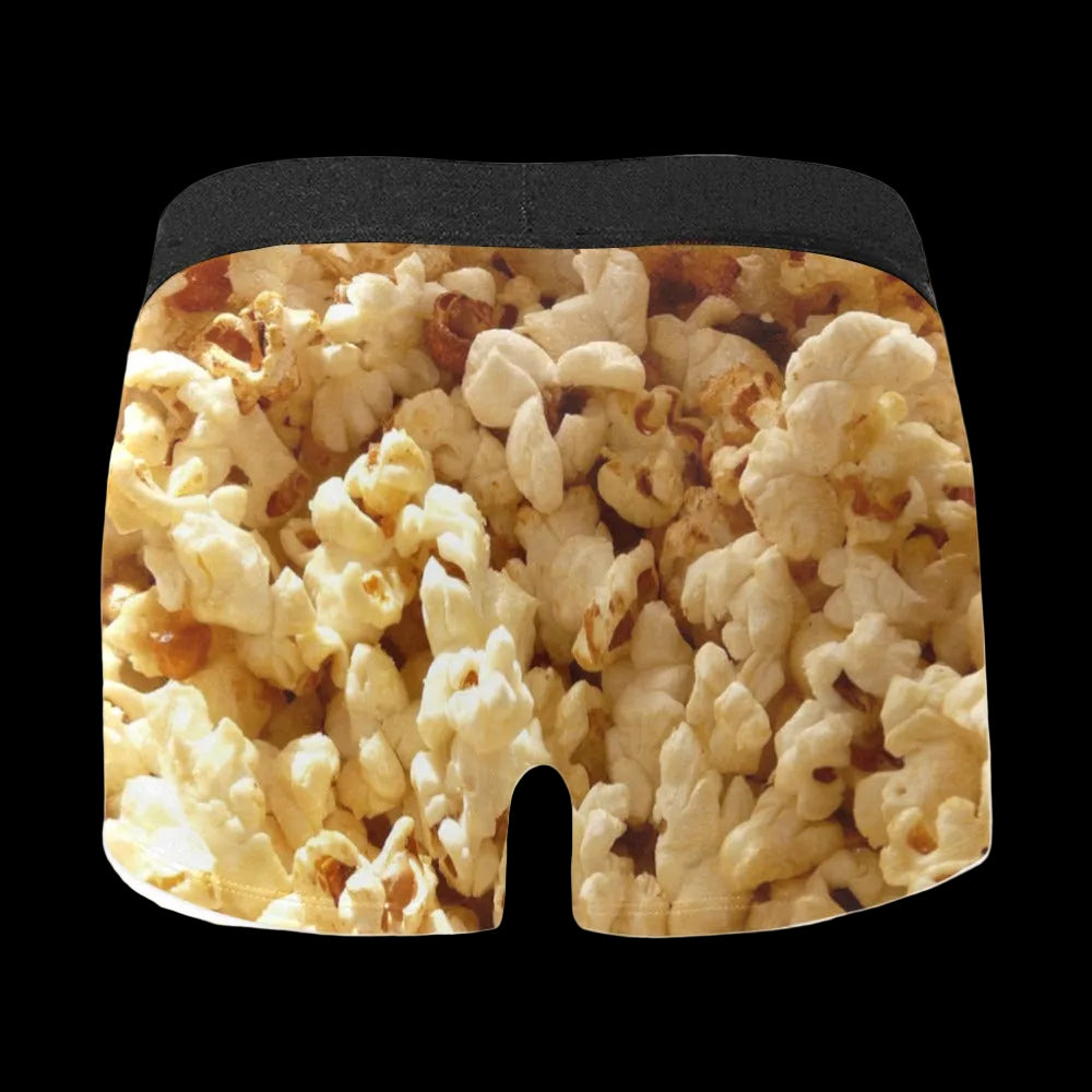 Popcorn Boxer Briefs - Funny Movie Night Underwear