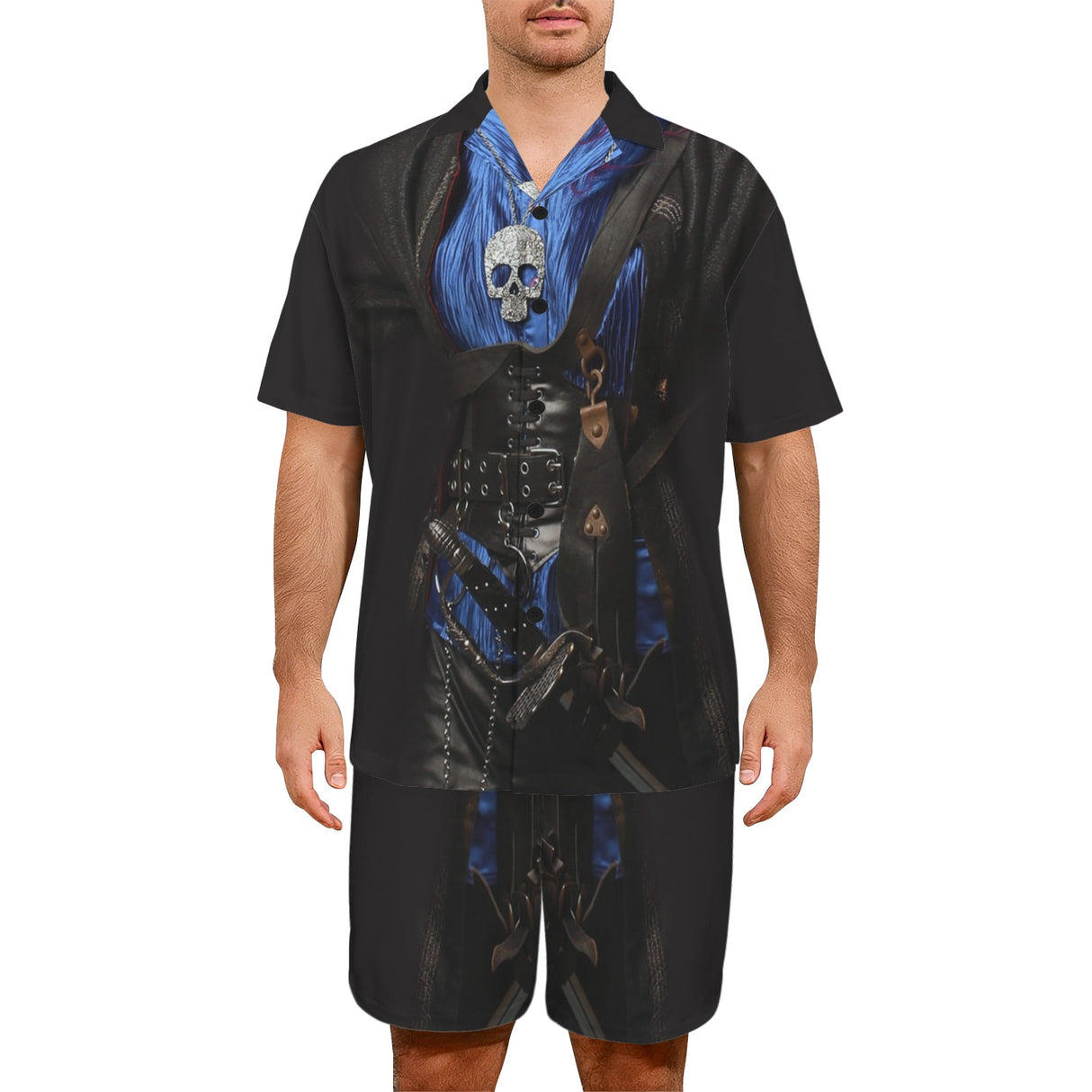 Cursed Captain Pirate Costume Pajama Set