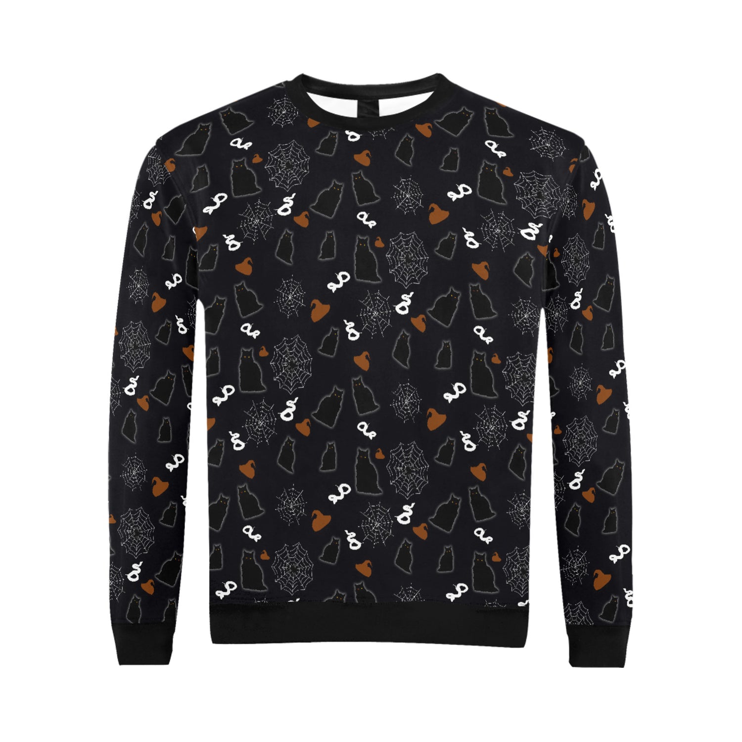 Black Cat Snake Sweater