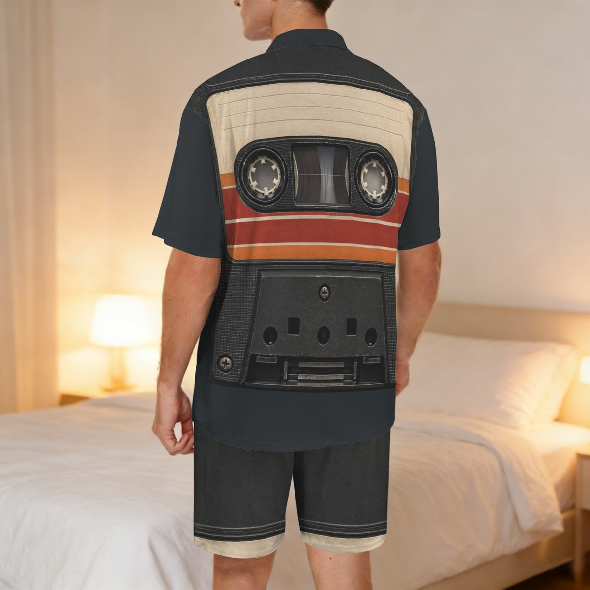 Cassette Tape Retro Costume Pajama Set