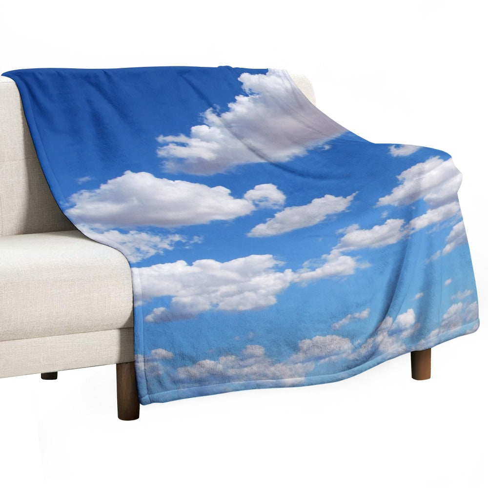 Clouds Throw Blanket