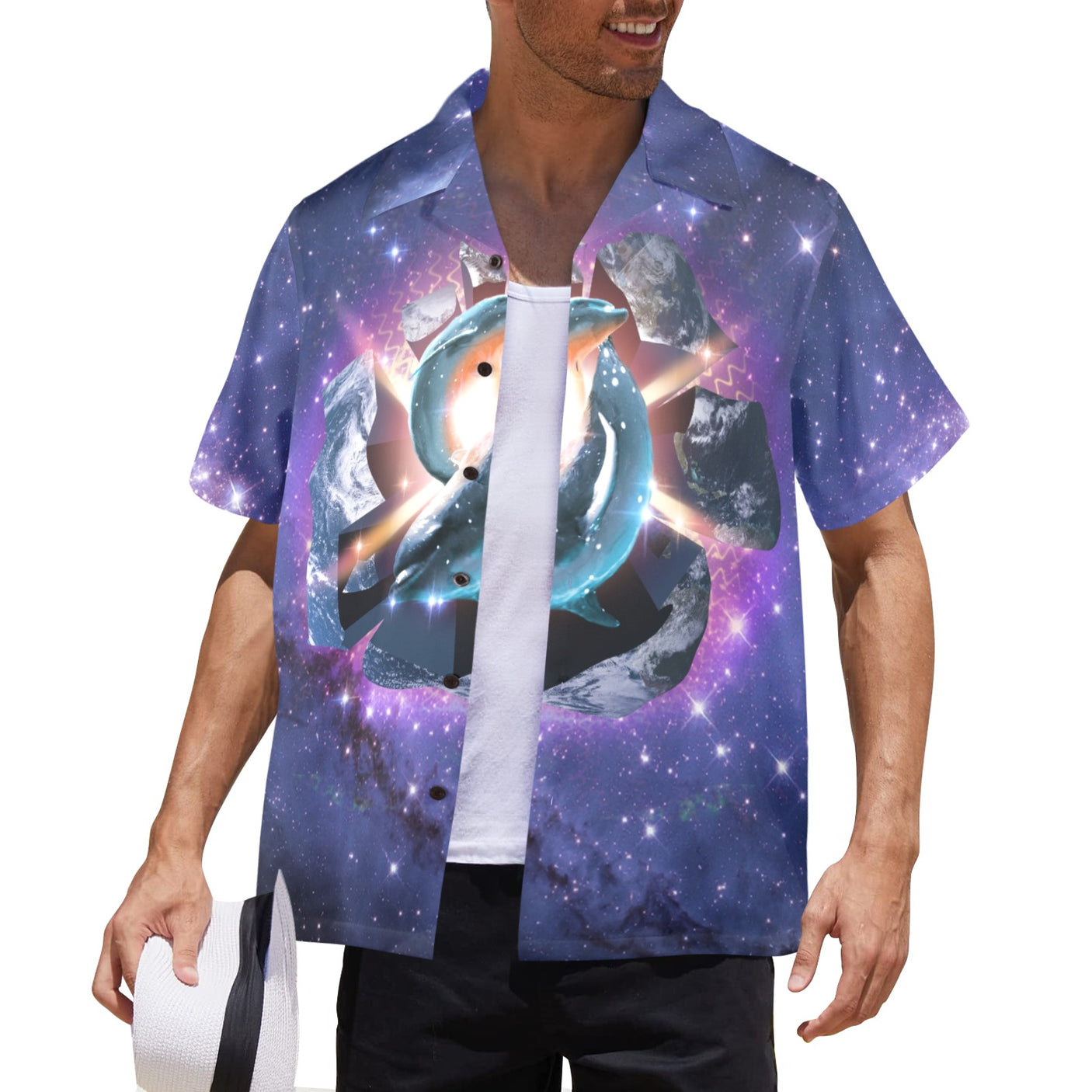 Yin Yang Dolphin Hawaiian Shirt