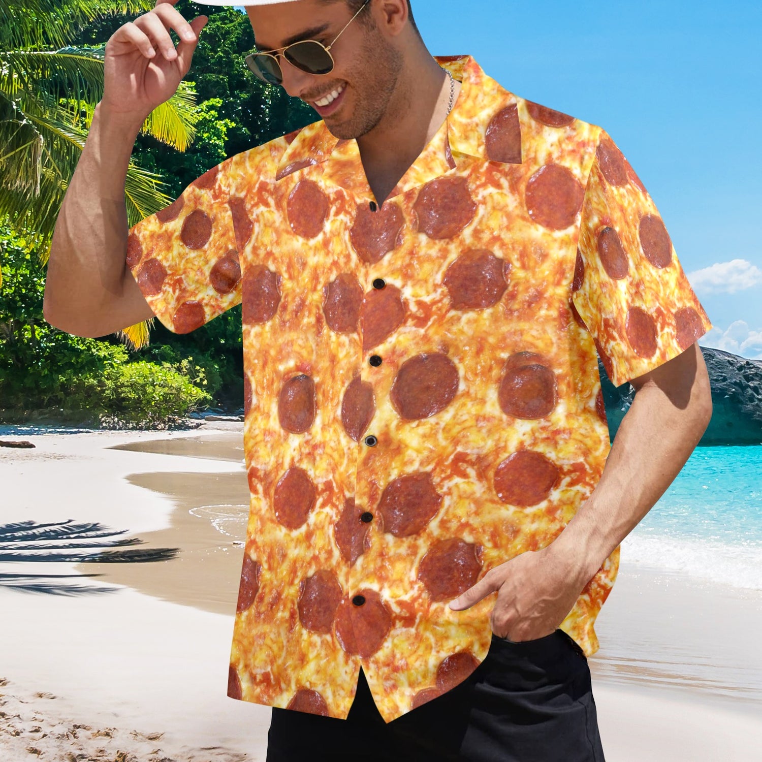 Pizza Hawaiian Shirt