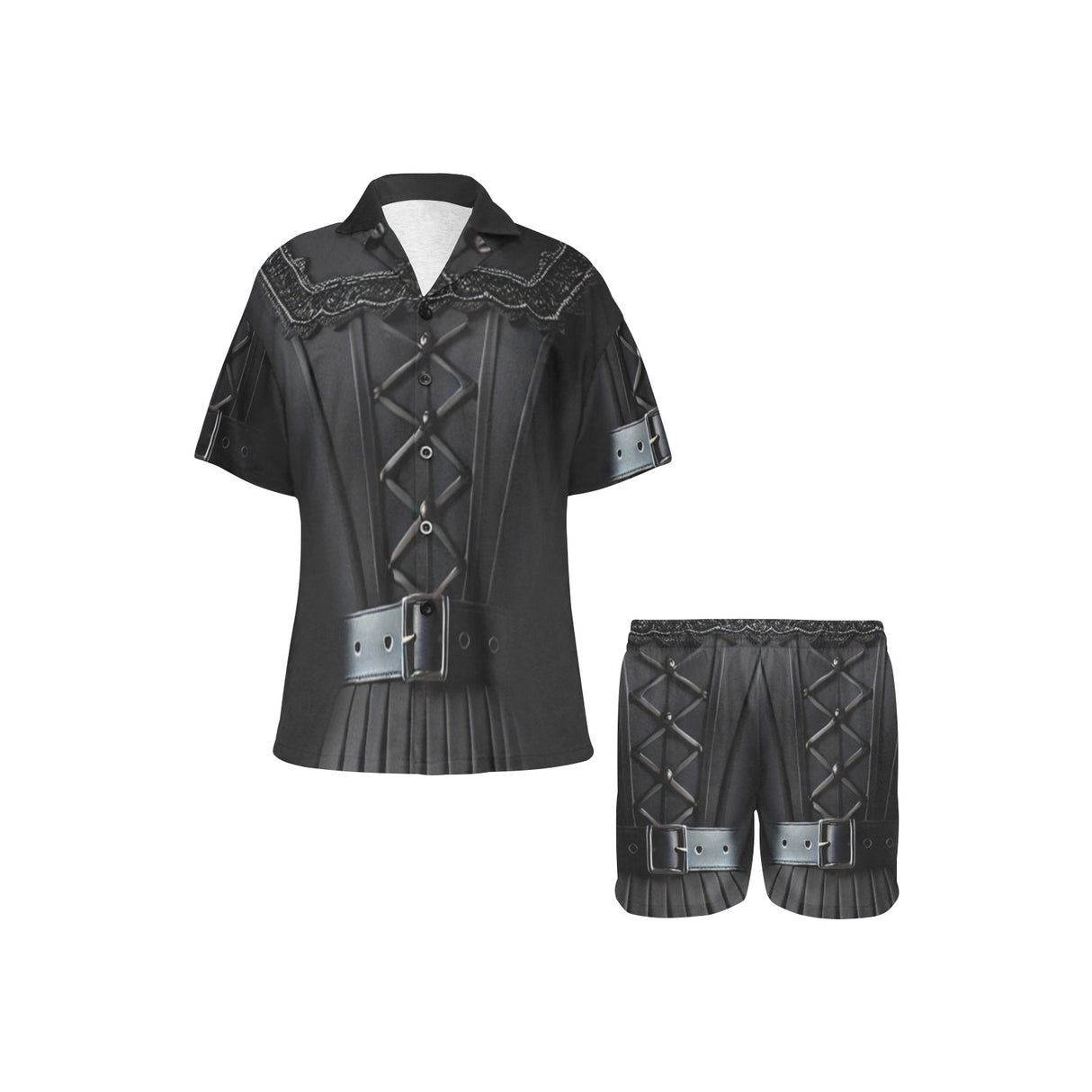 Midnight Huntress Witch Gothic Costume Pajama Set