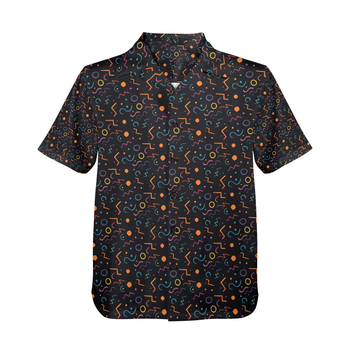 Arcade Carpet Hawaiian Shirt - Retro 80s Gamer Button-Up