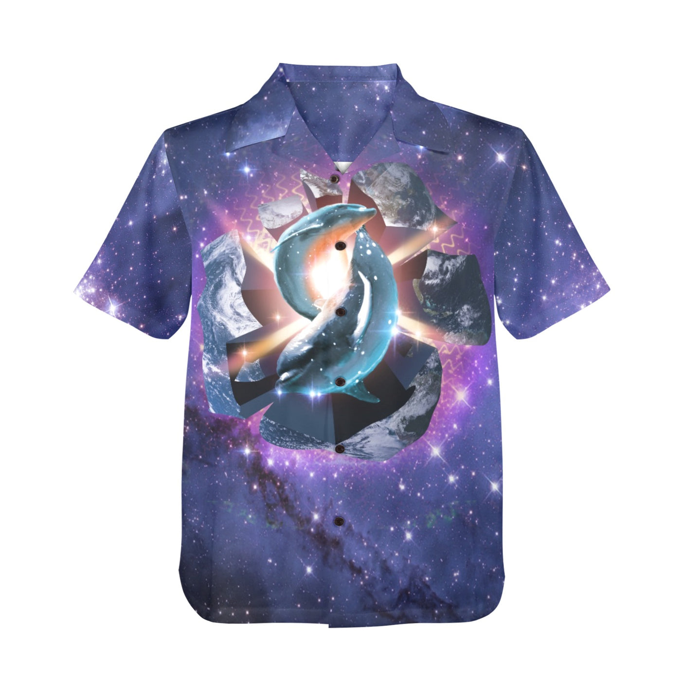 Yin Yang Dolphin Hawaiian Shirt