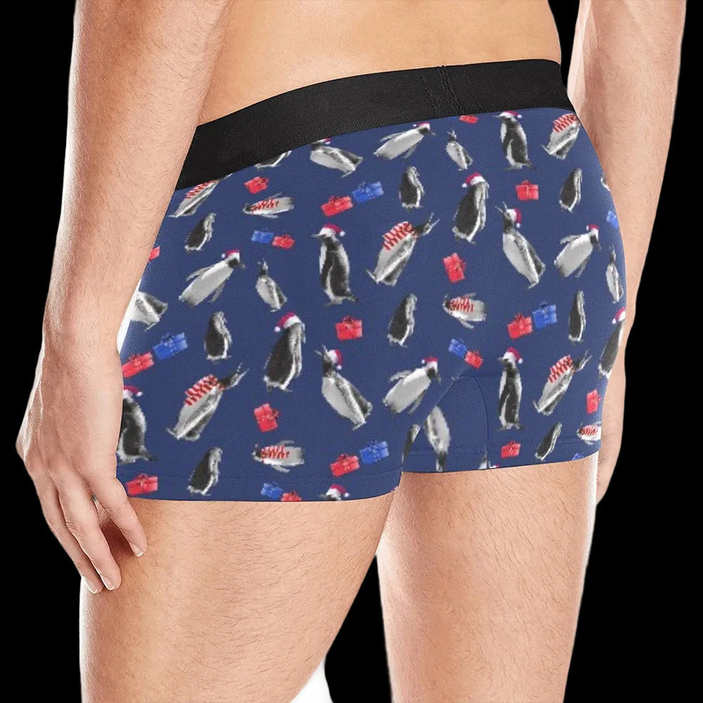 Christmas Penguin Boxer Brief Boxers