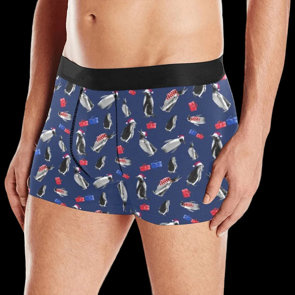 Christmas Penguin Boxer Brief Boxers