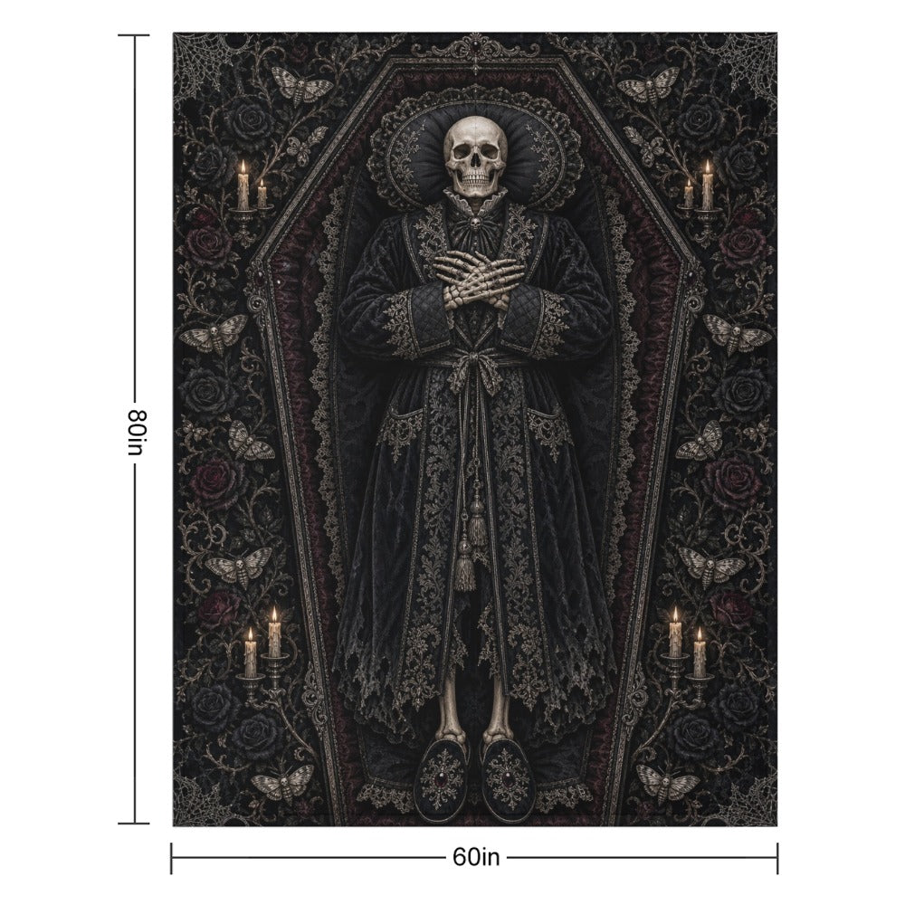 Undercover Undead – Gothic Horror Throw Blanket