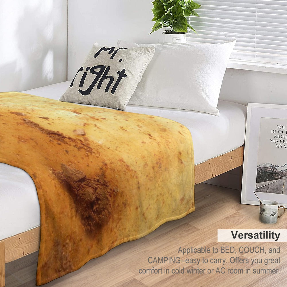 Potato Throw Blanket lifestyle mockup