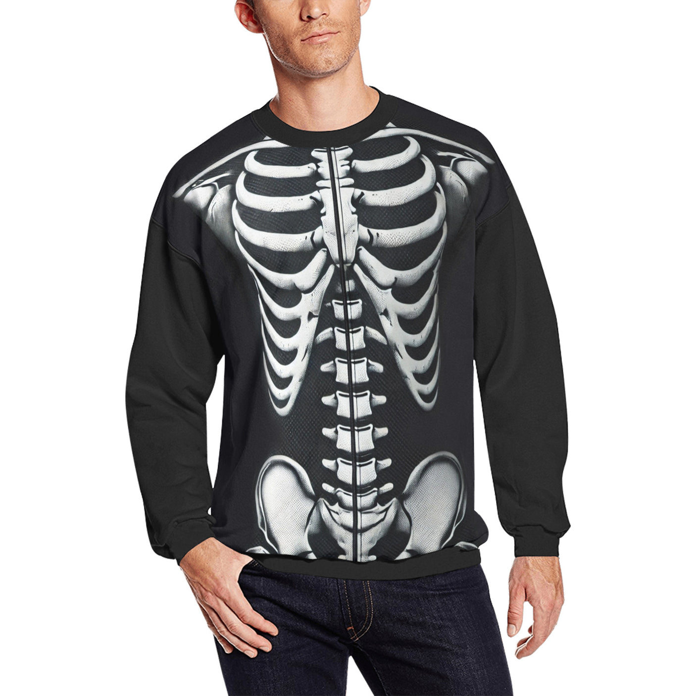 Skeleton Costume Sweater