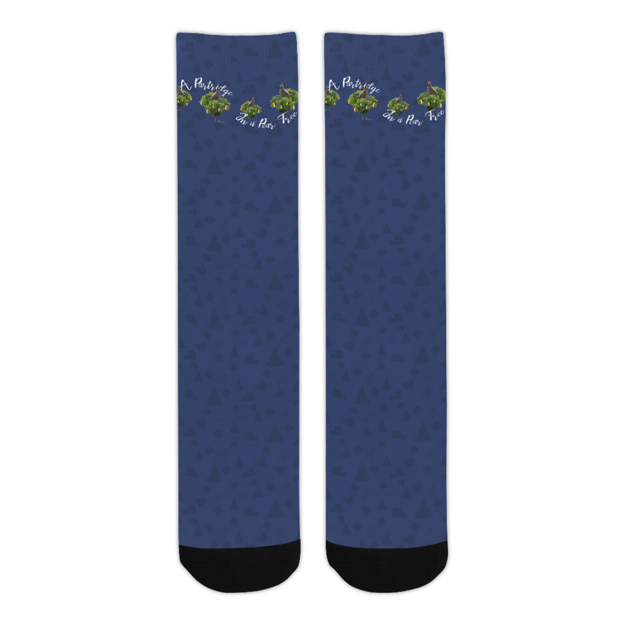 Partridge Pear Tree Christmas Socks