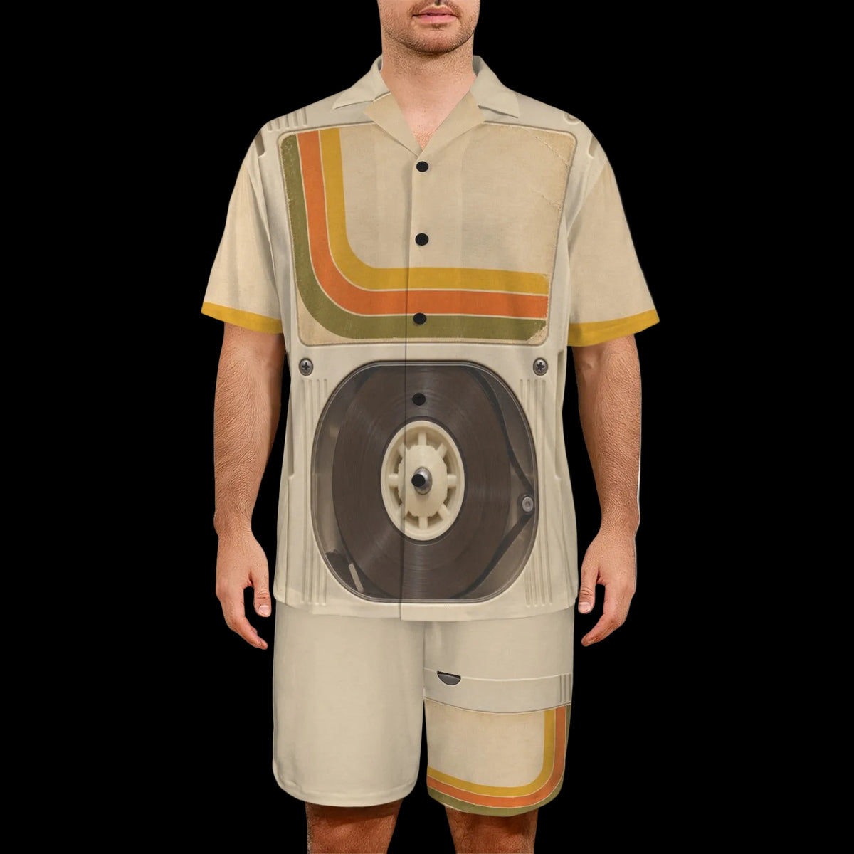 Retro Eight Track Cartridge Costume Pajama Set