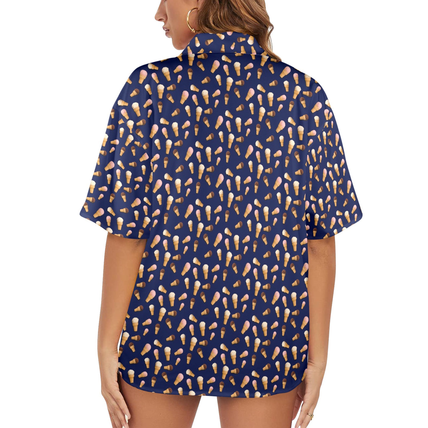 Ice Cream Women's Hawaiian Shirt