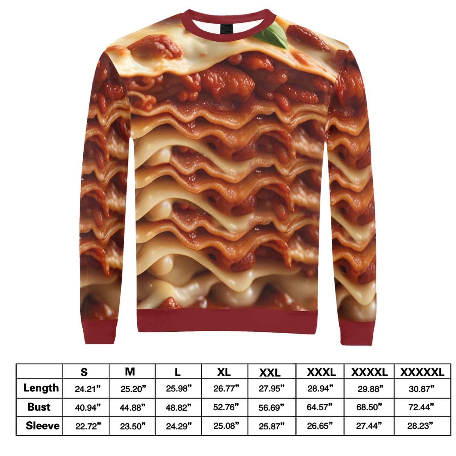 Lasagna Ugly Christmas Sweater