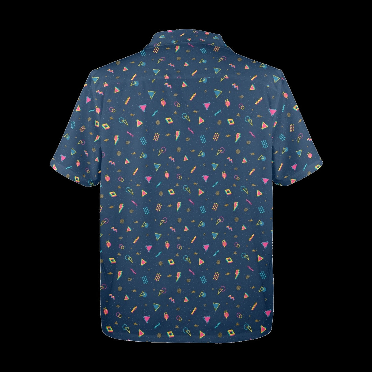 Arcade Carpet Pattern Hawaiian Shirt - Retro Gamer Button-Up