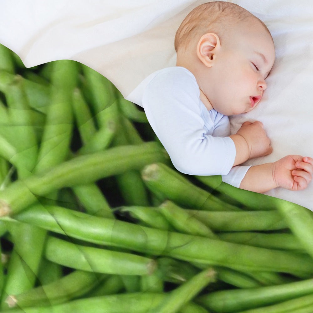 Green Bean Throw Blanket