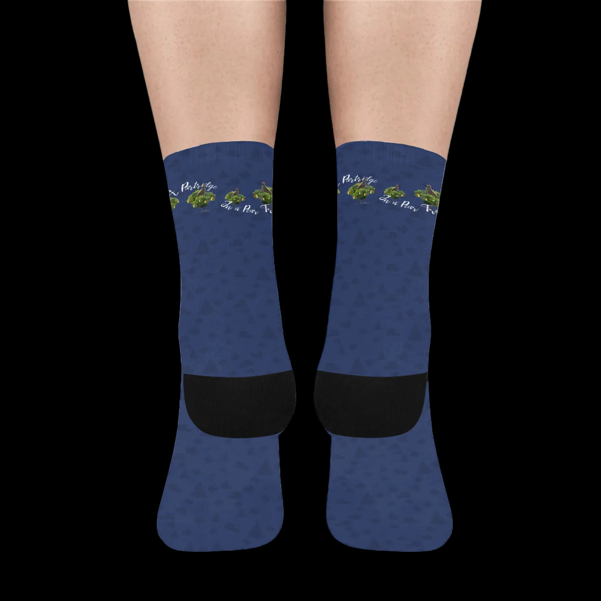 Partridge Pear Tree Christmas Socks