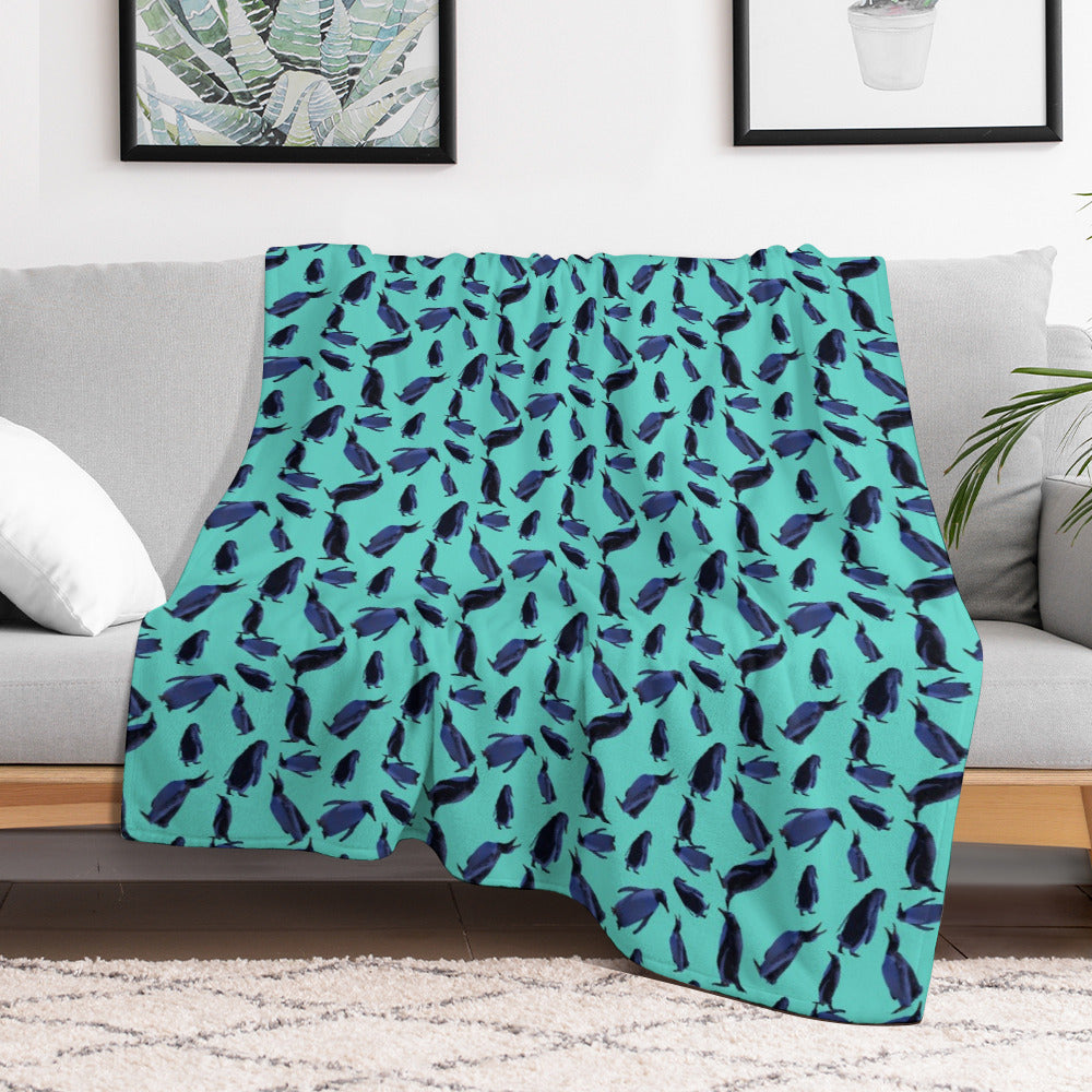 Penguin Throw Blanket