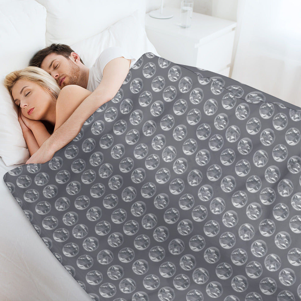 Bubble Cushion Wrap Throw Blanket