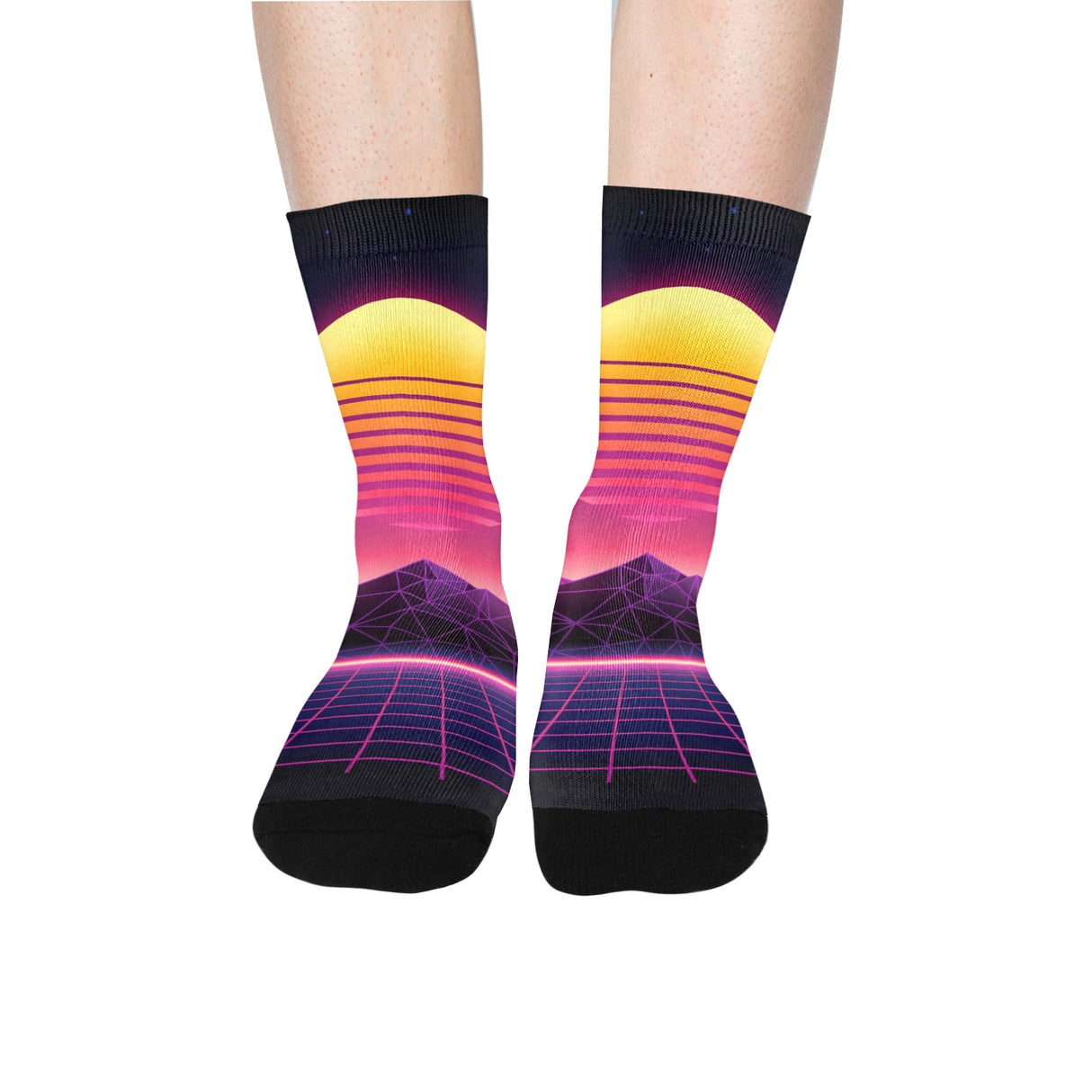Synthwave Socks