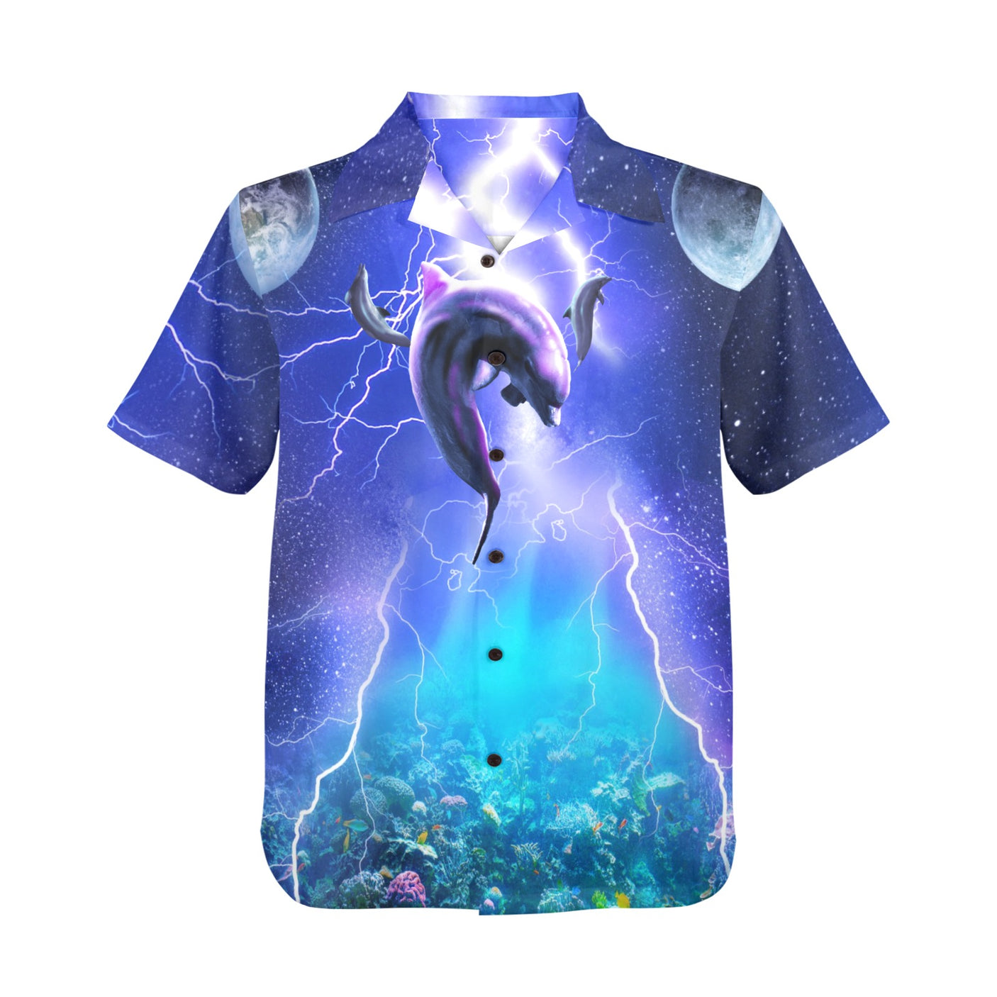 Lightning Dolphin Hawaiian Shirt