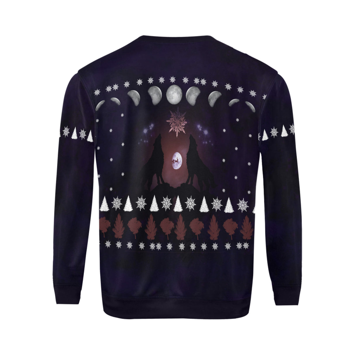 Wolf Howl Ugly Christmas Sweater